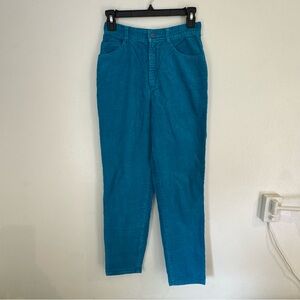 Vintage Espirt Size 00 Teal High-Waisted Pants